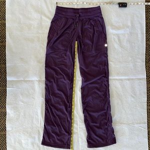 Lululemon Royal Violet Dance Studio Pants 4